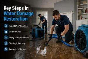 Key Steps in Water Damage Restoration