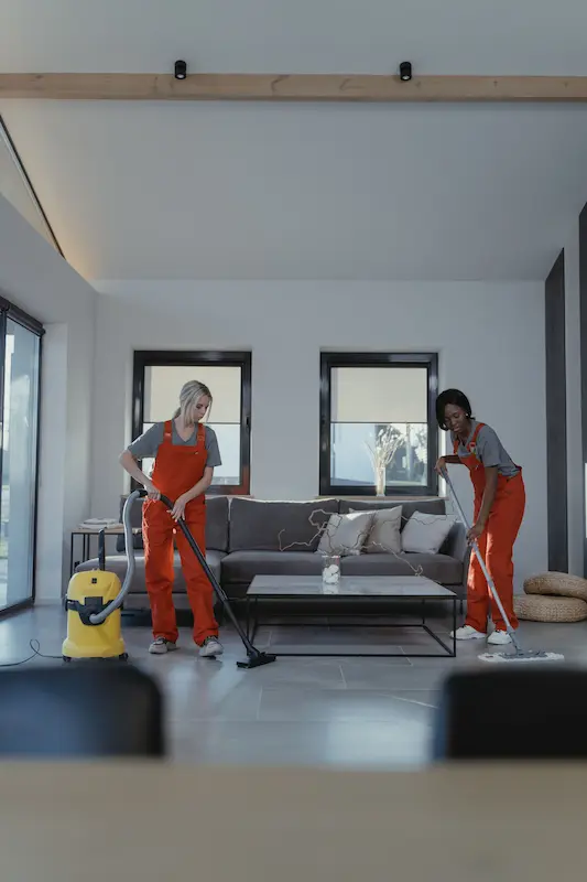 Water damage restoration professionals inspecting a residential property in Oakville